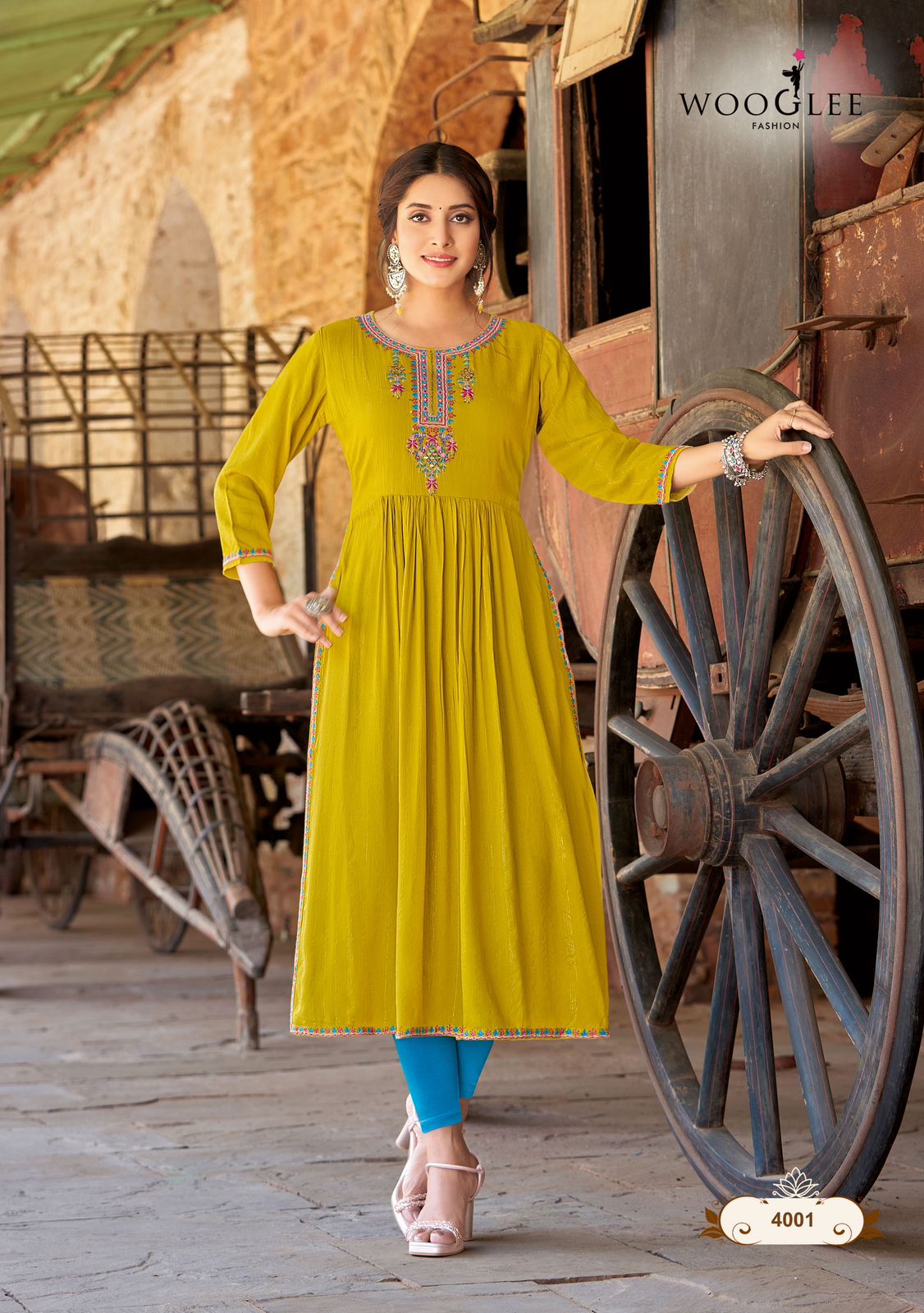 Ananta By Wooglee Rayon Designer Kurti Wholesale Clothing Suppliers In India
